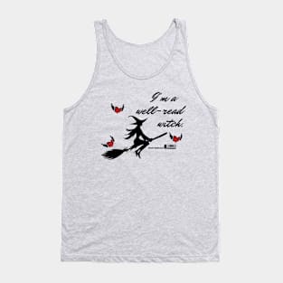 What's Your Halloween Costume? I'm a well-read witch! Tank Top